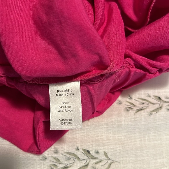 Coldwater Creek Natural fit magenta pull on shorts women’s 14 - Picture 7 of 8